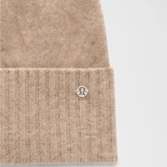 Lululemon Unisex Fuzzy Cashmere Beanie Heathered Nutmeg main image 4